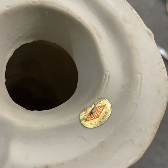 Vintage Night Light Teddy Bear Sailor Riding on Swan in Water Arimark Taiwan - Picture 8 of 10